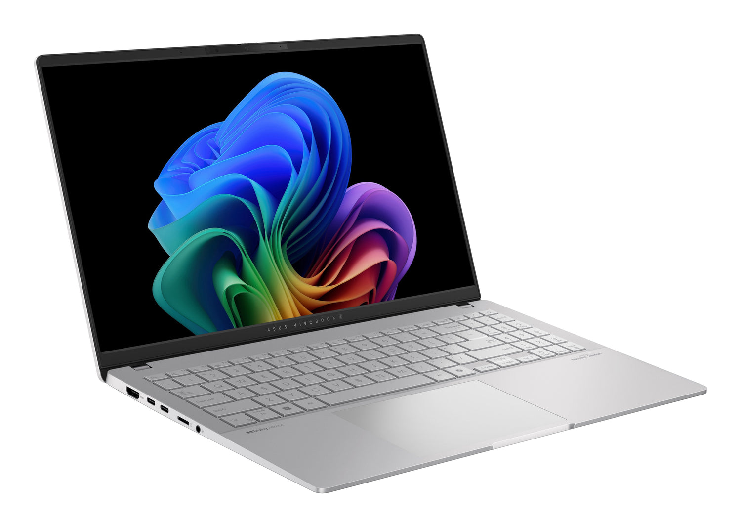 Asus Vivobook S 15 Oled S5507qa-Ma001w - Portátil 15.6" 3k 120hz (Qualcomm Snapdragon X1e-78-100, 32gb Ram, 1tb Ssd, Qualcomm Adreno Gpu, Windows 11 Home) Plata Fría - Teclado Qwerty Español