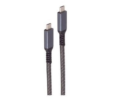 Shiverpeaks Usb-C Ladecable 3.2 100w Pd Textil 1m
