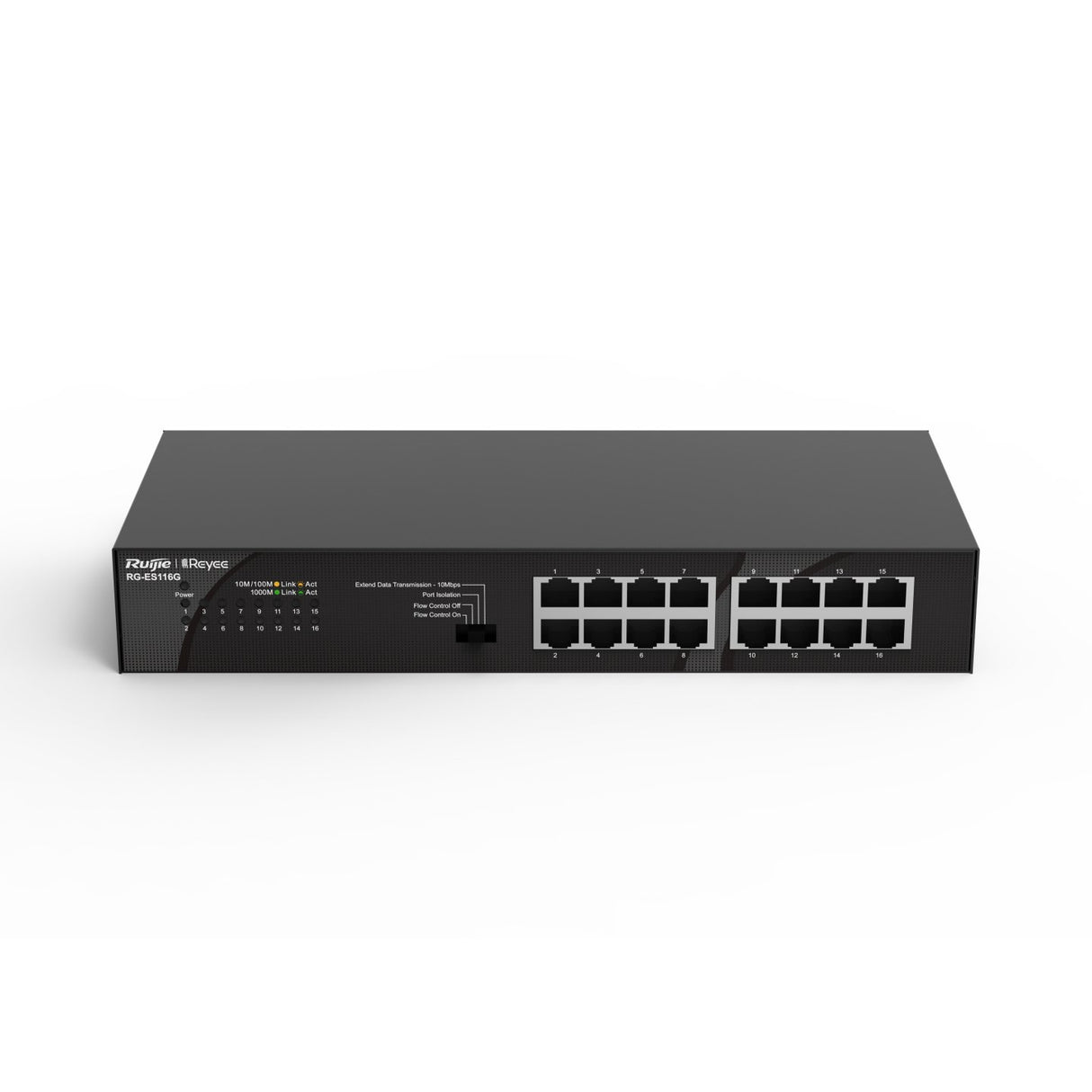 EAN 6971693270312 - Ruijie Networks RG-ES116G switch No administrado Gigabit Ethernet (10/100/1000) Negro imagen 2