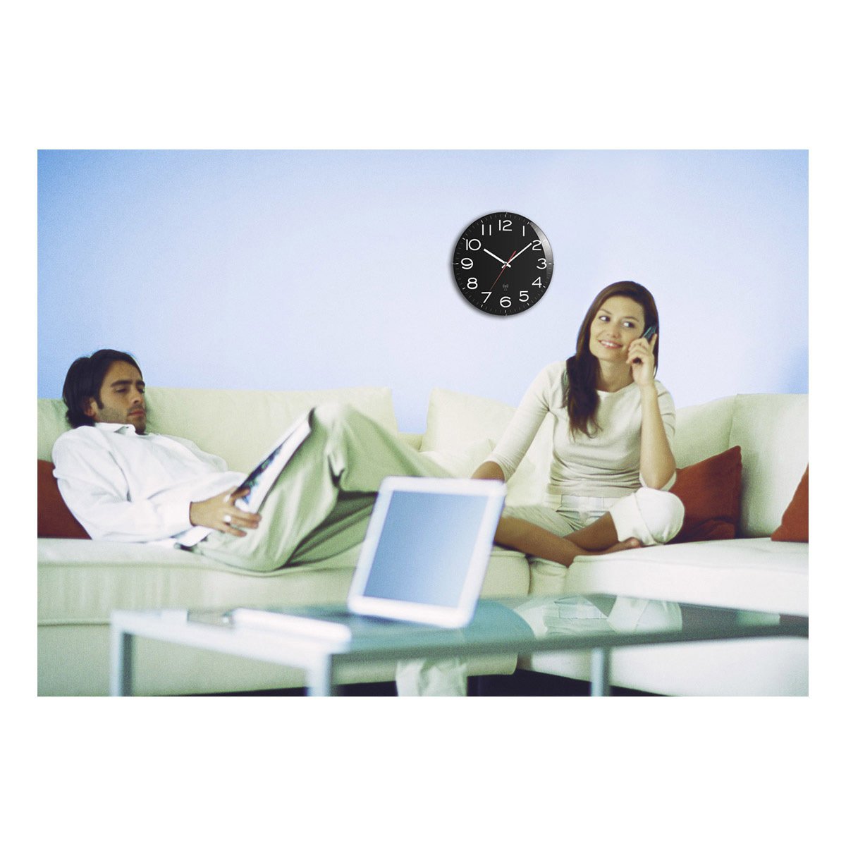 Tfa Dostmann Reloj De Pared Controlado Por Radio 60.3509 Negro