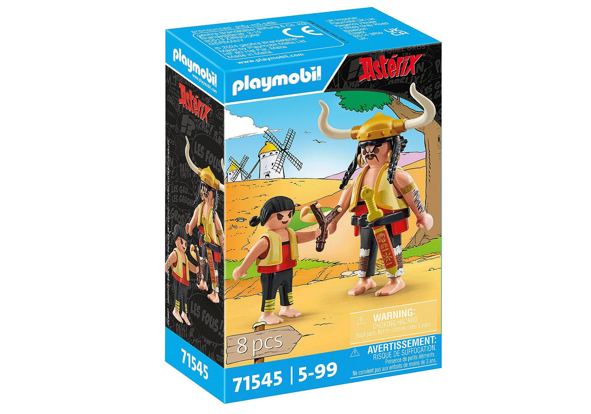 Playmobil Asterix: Sopalajo De Arrierez Y Torrezno Y Pepe