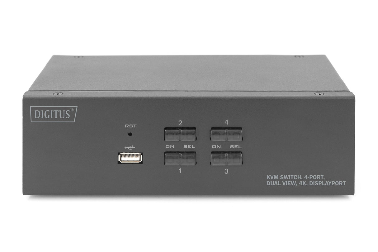 Digitus Kvm Switch 4-Port Dp 4k Dual Display