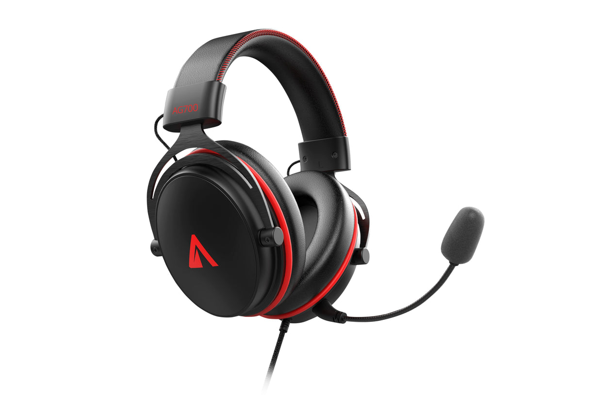 Abysm Ag700 Pro 7.1 Auriculares Gaming Negro/Rojo