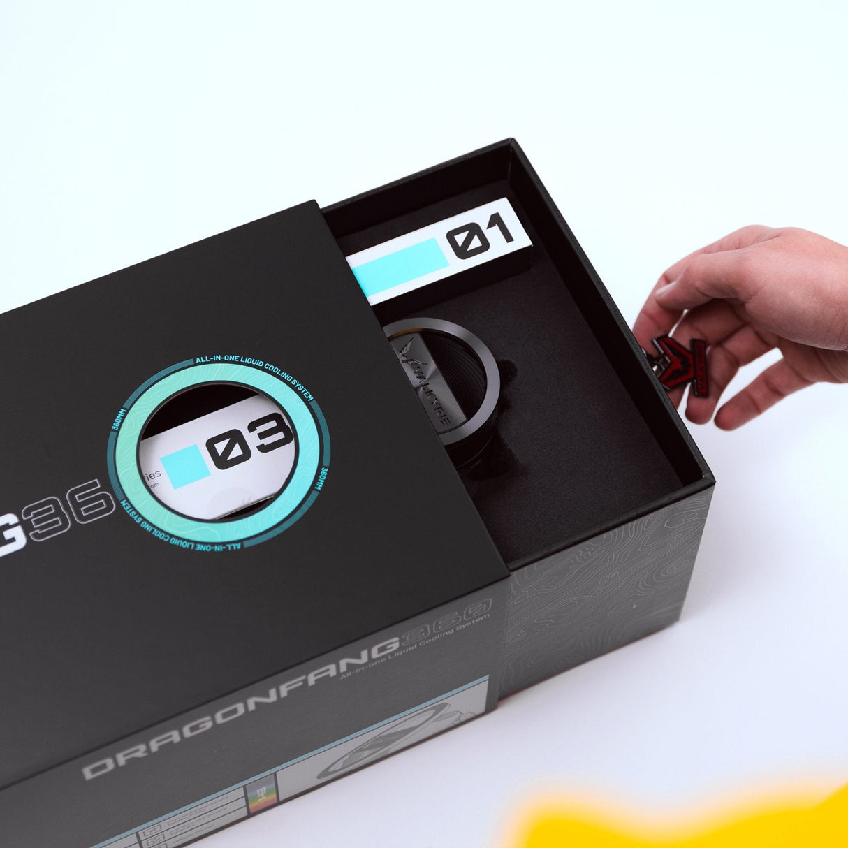 EAN 5298003820076 - Valkyrie Dragonfang 240 Procesador Sistema de refrigeración líquida todo en uno 24 cm Negro imagen 4