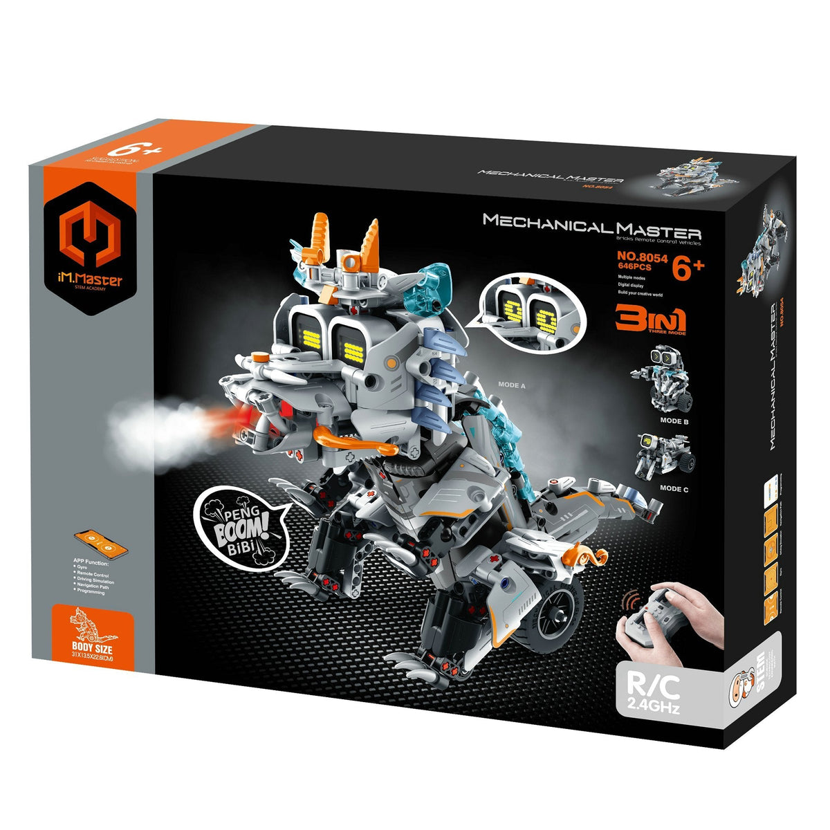 Im Master 2.4g R/C 3 In 1 Intelligent Robot - 653pcs