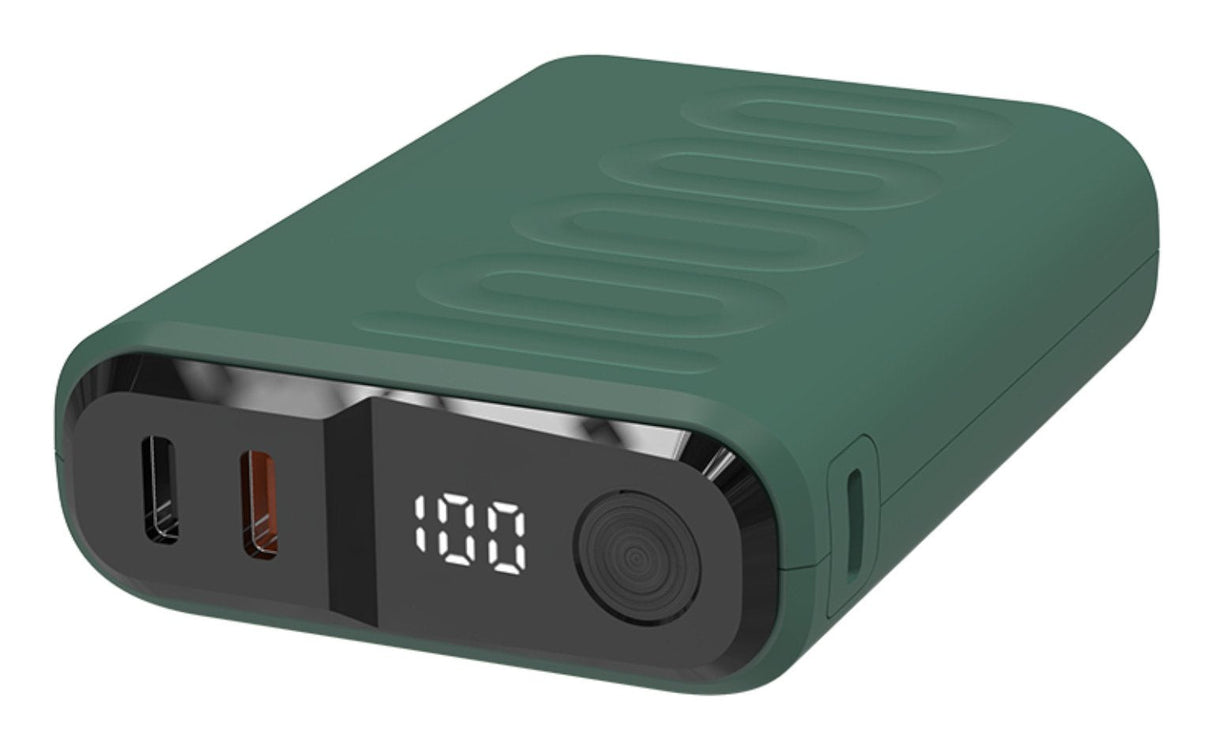 EAN 4040895011954 - RealPower PB-10000C PD+ 10000 mAh Verde oscuro imagen 1