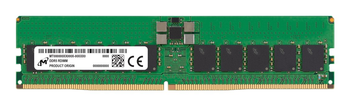 EAN 0649528935335 - Micron MTC40F204WS1RC56BB1R módulo de memoria 32 GB 1 x 32 GB DDR5 288-pin DIMM ECC imagen 1