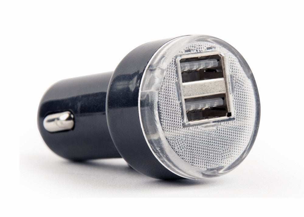 EAN 8716309115674 - Gembird EG-U2C2A-CAR-02 cargador de dispositivo móvil Universal Negro Encendedor de cigarrillos Auto imagen 2