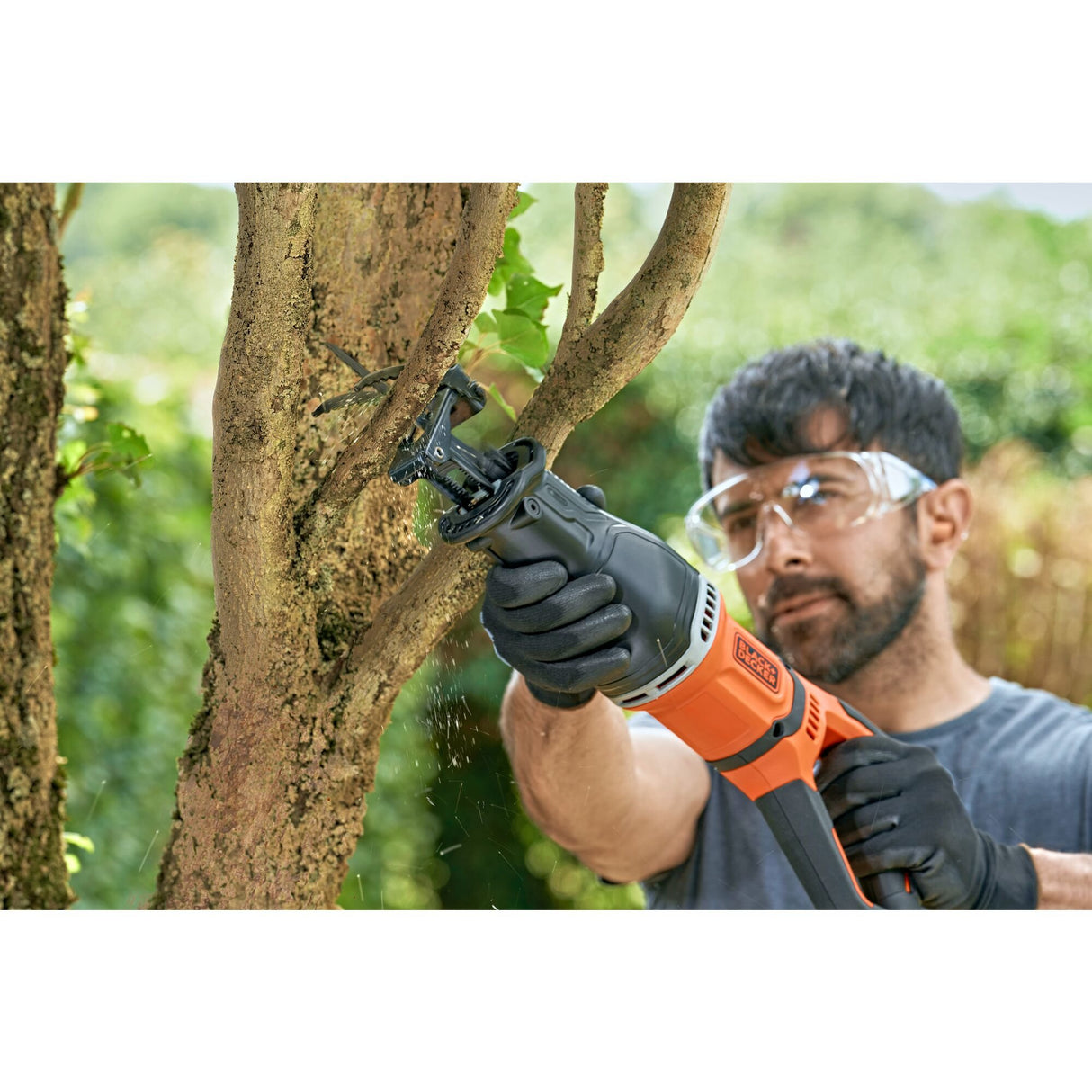 EAN 5035048737279 - Black & Decker BES301-QS sierra recíproca 2800 spm 750 W Negro, Naranja imagen 6