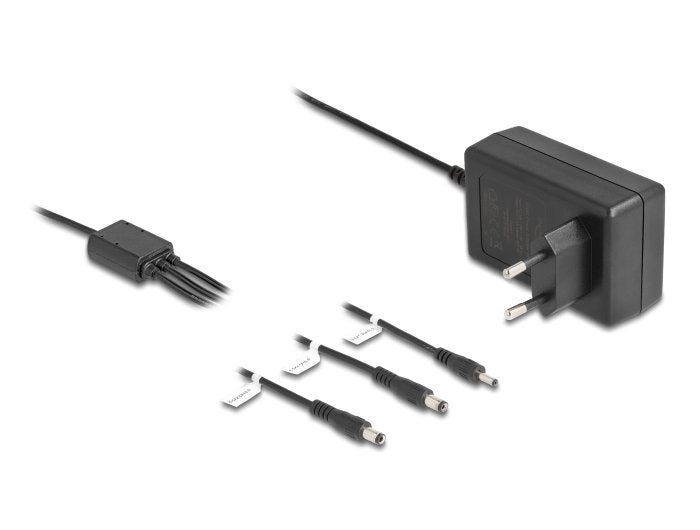 Delock 41467 Cargador Cc 3,5 X 1,35 Mm, Cc 5,5 X 2,1 Mm, Cc 5,5 X 2,5 Mm 12,0 V / 3,0 A / 36,0 W