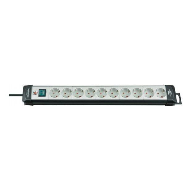 EAN 4007123624461 - Brennenstuhl 1951500100 base múltiple 3 m 10 salidas AC Interior Negro, Verde claro imagen 8