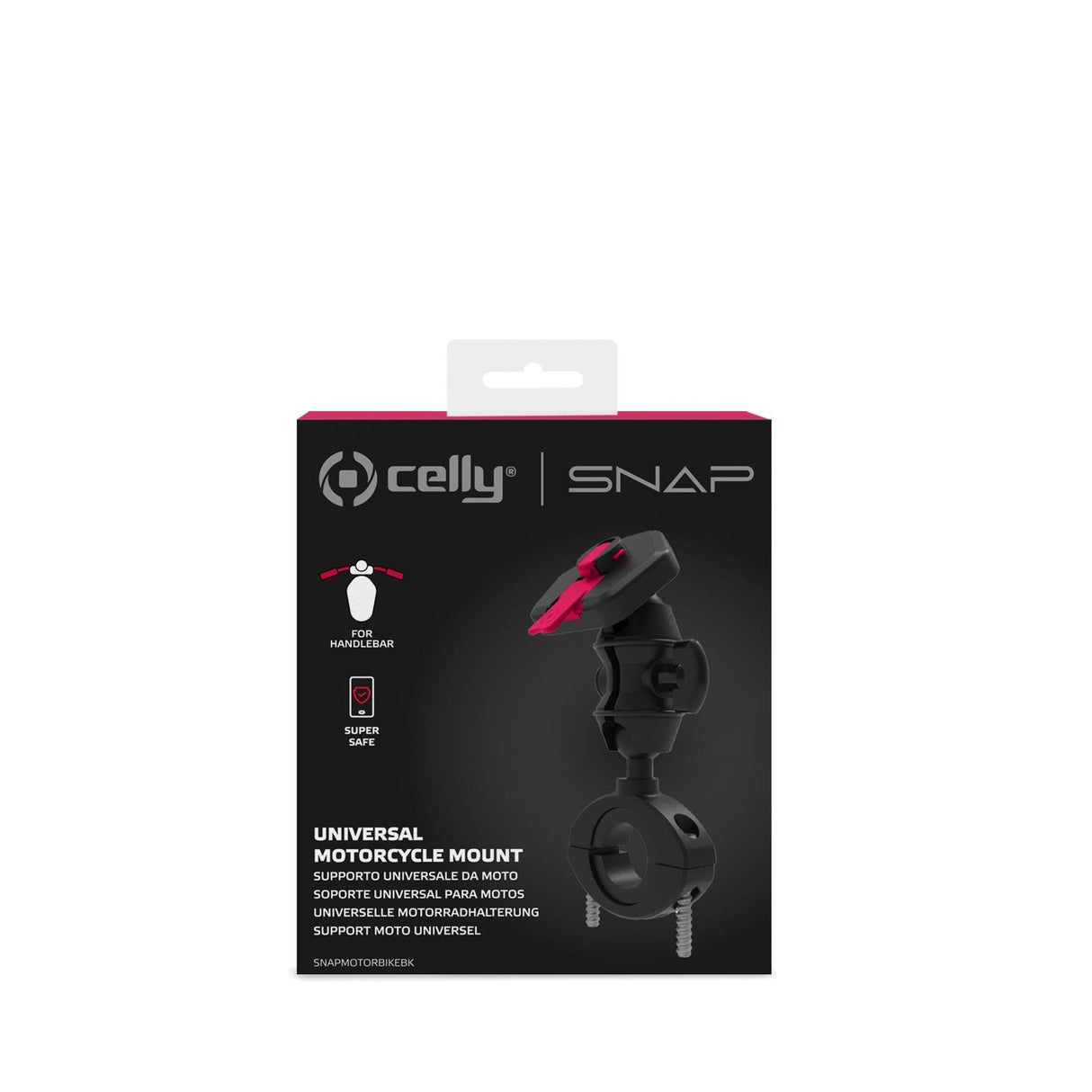 EAN 8021735195351 - Celly SNAPMOTORBIKE Soporte pasivo Teléfono móvil/smartphone Negro imagen 6