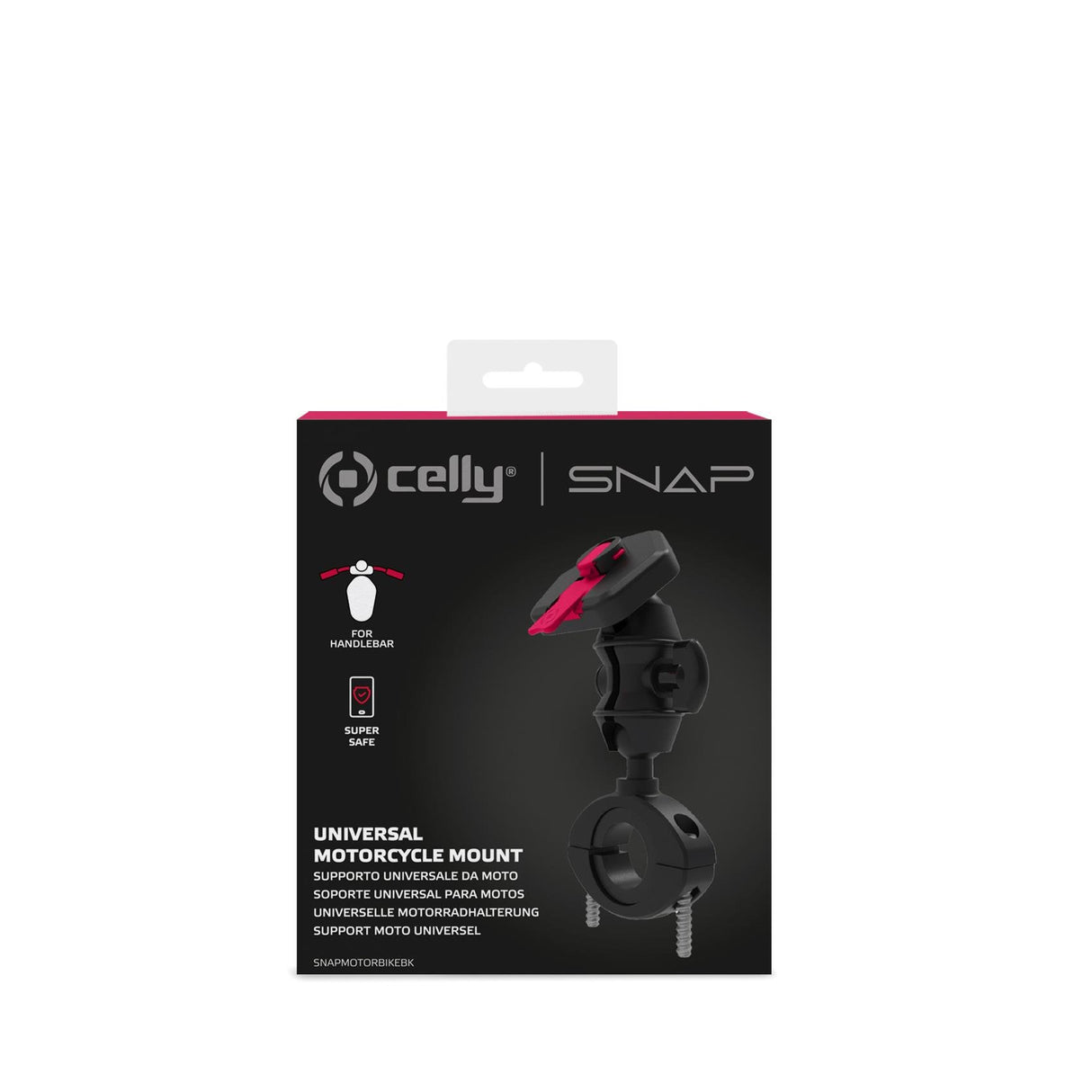EAN 8021735195351 - Celly SNAPMOTORBIKE Soporte pasivo Teléfono móvil/smartphone Negro imagen 6