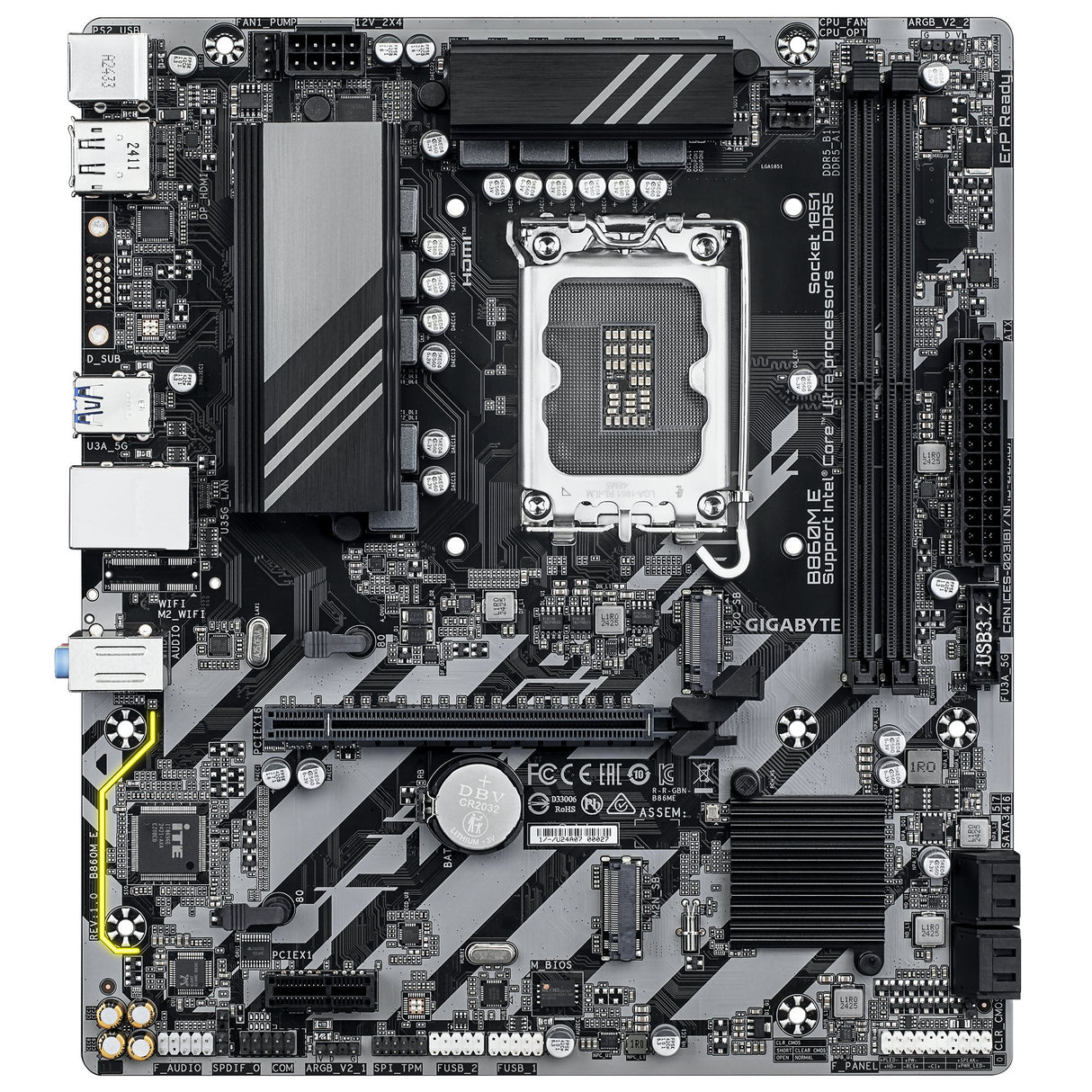 EAN 4719331868260 - GIGABYTE B860M E placa base Intel B860 LGA 1851 (Socket V1) micro ATX imagen 2