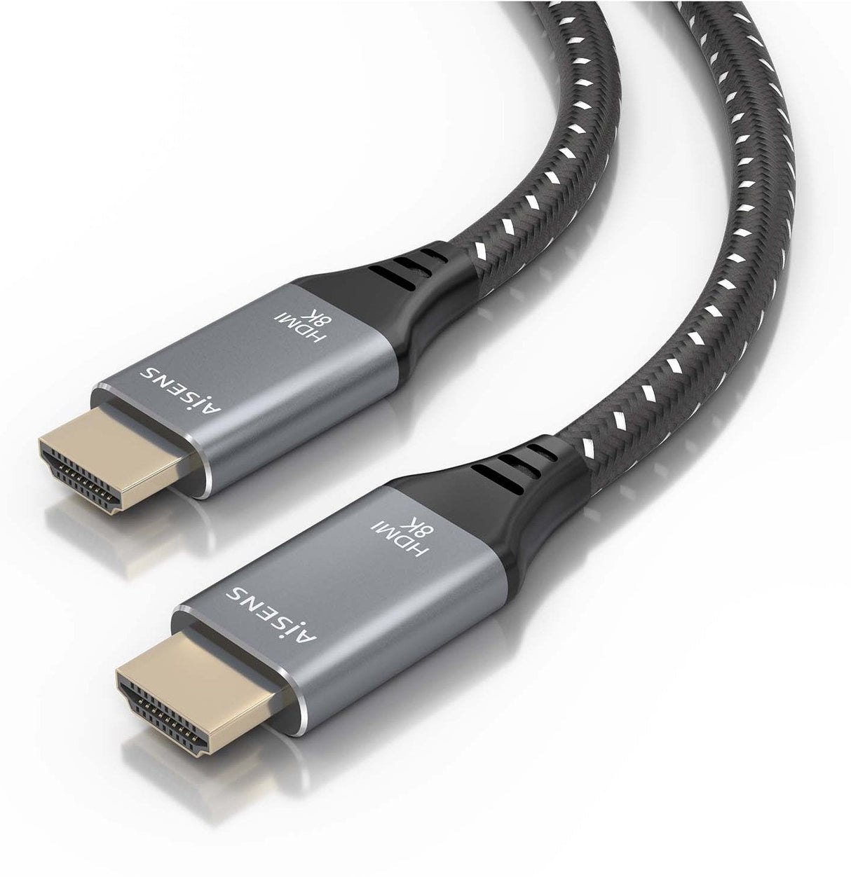 Aisens Cable Hdmi V2.1 Ultra Alta Velocidad / Hec 8k@60hz 48gbps, A/M-A/M, Gris/Negro, 5.0m
