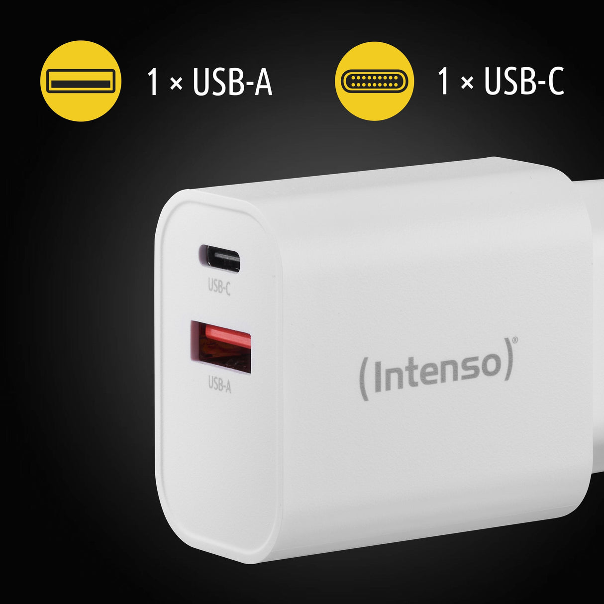 Adaptador De Alimentación Usb-A/Usb-C/7803012 Intenso