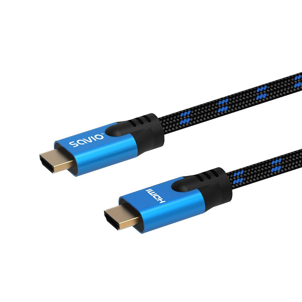 EAN 5901986045953 - Savio CL-143 cable HDMI 3 m HDMI tipo A (Estándar) Negro, Azul imagen 2