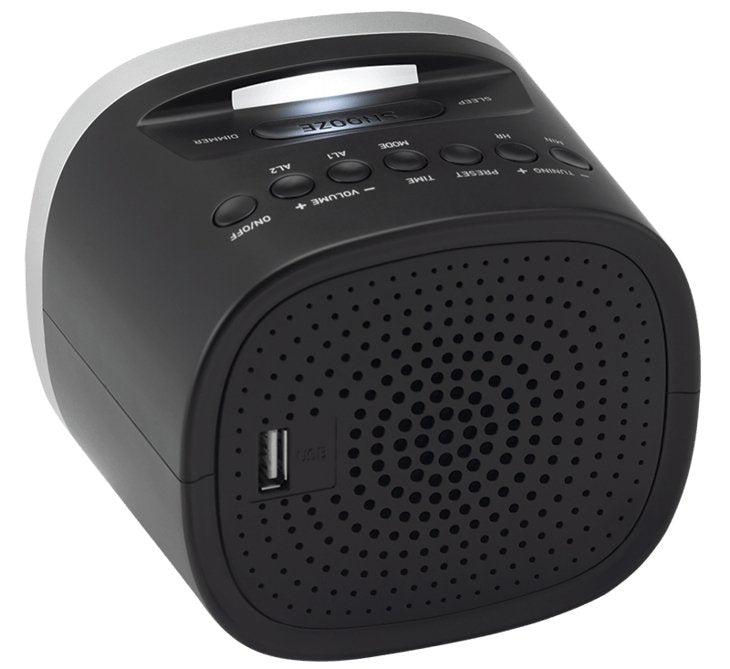 Grundig Scn 230 Negro Radio Despertador Con Radio Fm