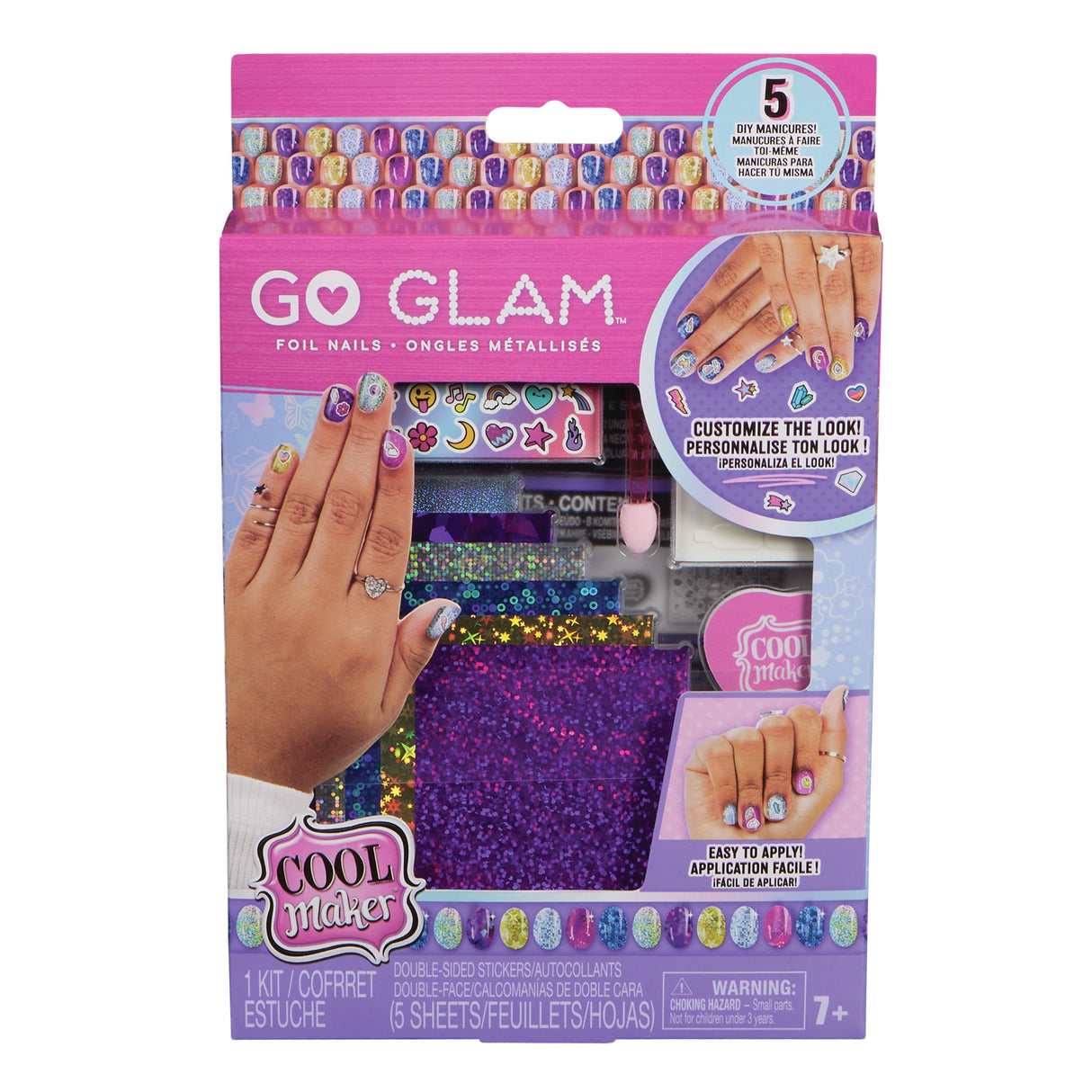 Manualidades Con Uñas De Aluminio Spin Master Cool Maker Go Glam 6071780