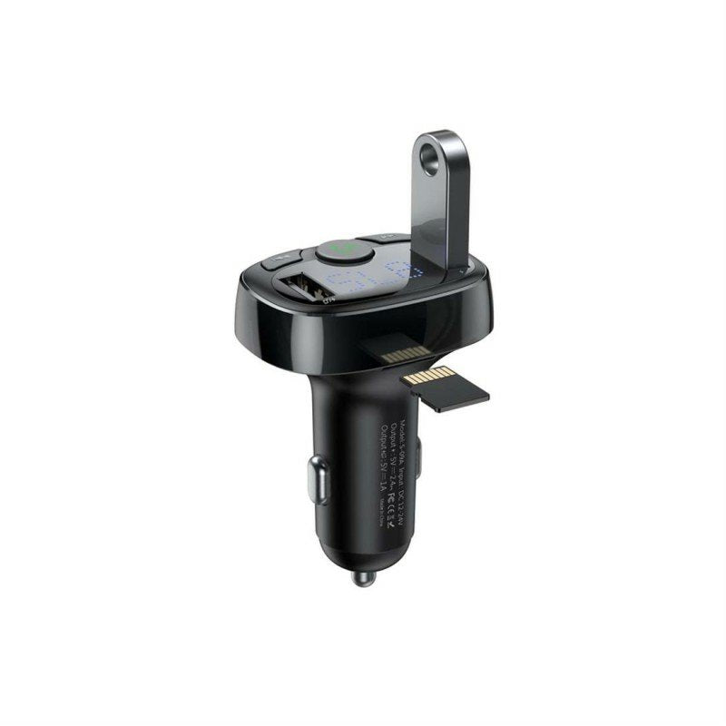 Fm Transmitter Fm To The Car Lighter Socket Baseus Cctm-01 (Microsd, Usb 2.0)