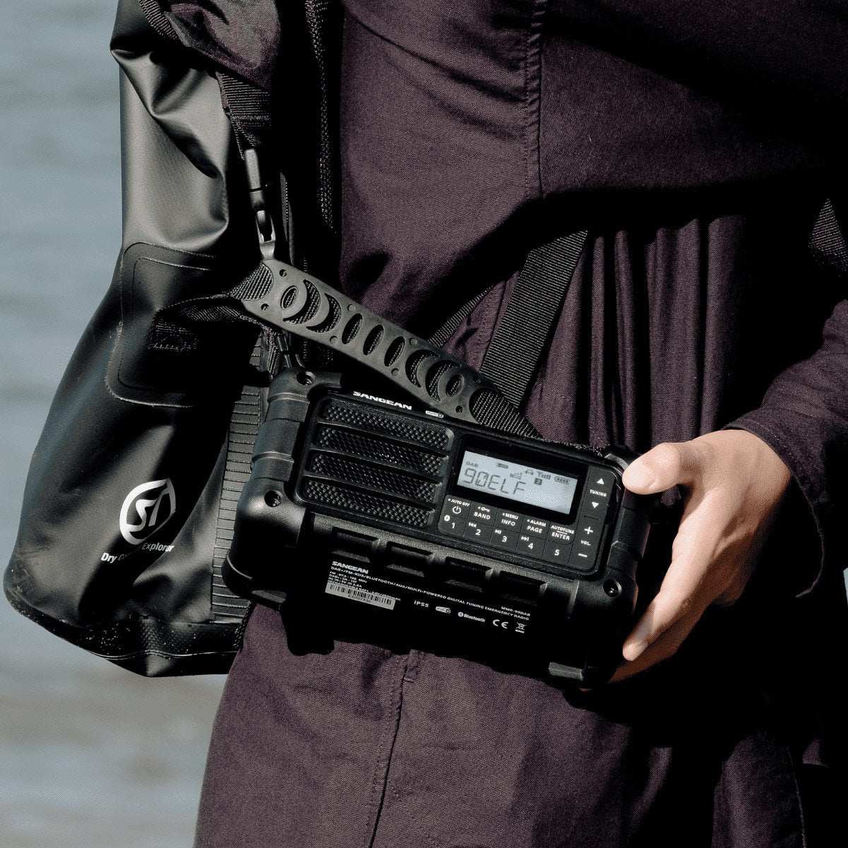 Sangean Mmr-99 Dab Schwarz Notfall/Kurbel/Solar Radio