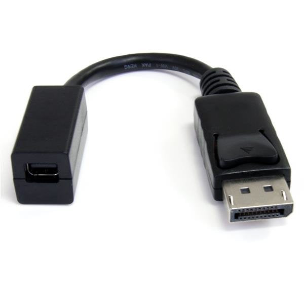 Startech Adaptador Displayport A Mini Displayport M/H 0.15m Negro