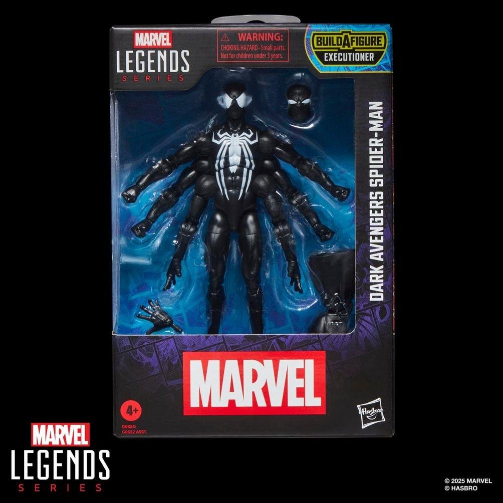 Figura Dark Avengers Spider-Man Marvel Legends Series 15cm