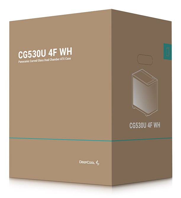 Caja Pc Deepcool Cg530u 4f Wh (Blanco, Gebogene Glasvitrine) R-Cg530u-Whaga4-G