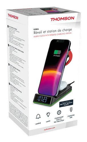 EAN 3499550387919 - Thomson CL750IA despertador Reloj despertador digital Negro imagen 5