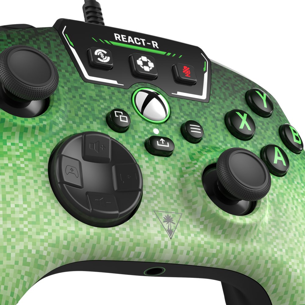 EAN 731855007400 - Turtle Beach React-R Negro, Verde USB Gamepad Analógico/Digital PC, Xbox One, Xbox Series S, Xbox Series X imagen 6