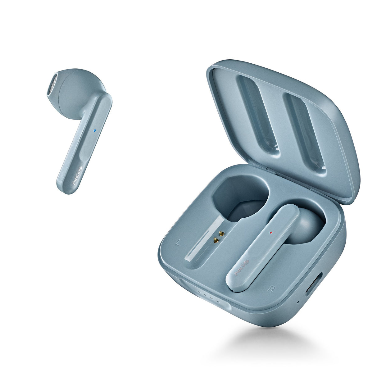 EAN 8435430623529 - NGS ARTICA MOVE Auriculares Inalámbrico Dentro de oído Llamadas/Música Bluetooth Azul claro imagen 5