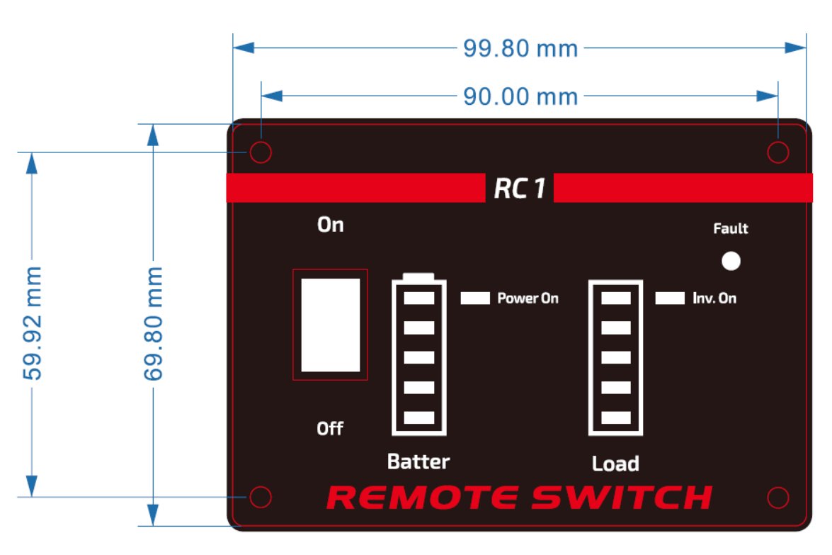 Energenie Remote Control Panel For Eg-Pwc-Ps Power Inverter Series