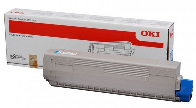 Cyan Toner Mc861 Series 10k Oki 44059255, 10000 Páginas, Cian, 1 Pieza(S)