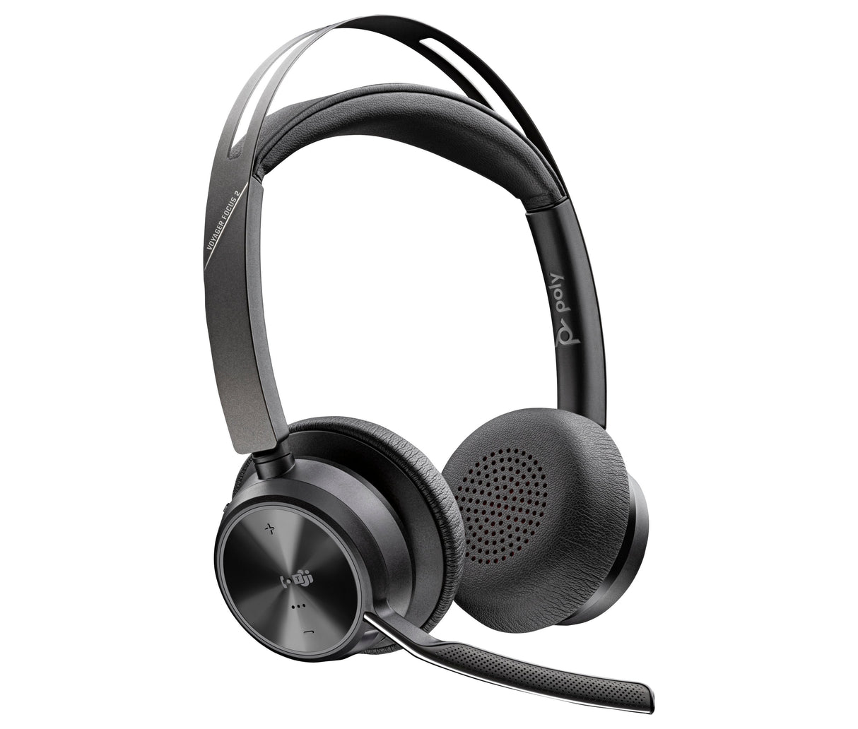 Poly Auriculares Voyager Focus 2 Usb-C-C Con Certificación Microsoft Teams + Adaptador Usb-C/A