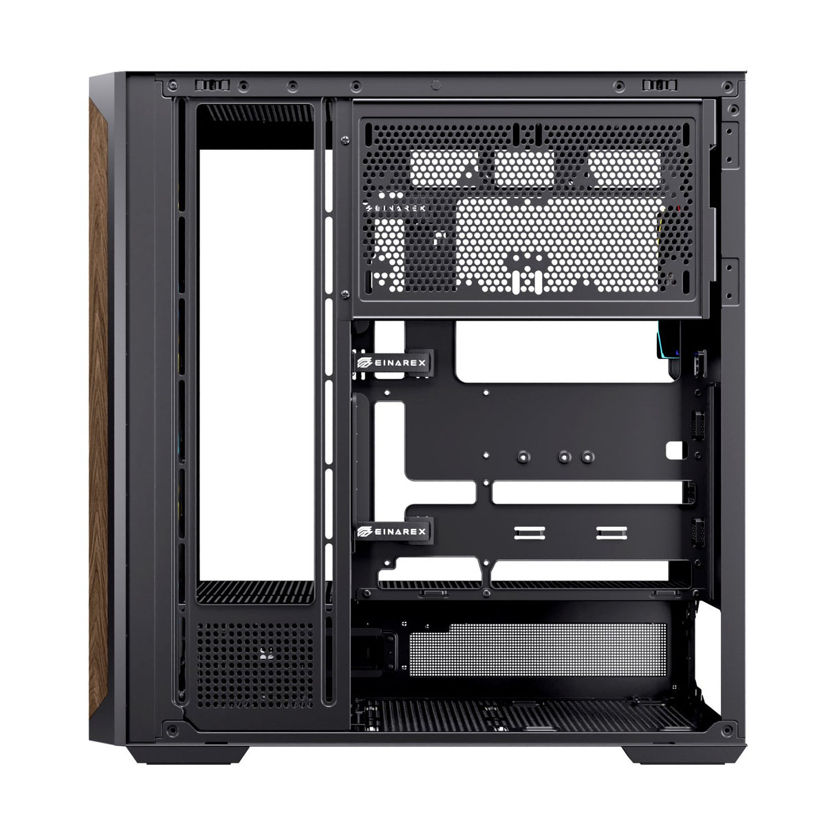 EAN 6977277360059 - Einarex EXCS-PL-800R-B carcasa de ordenador Midi Tower Negro imagen 5