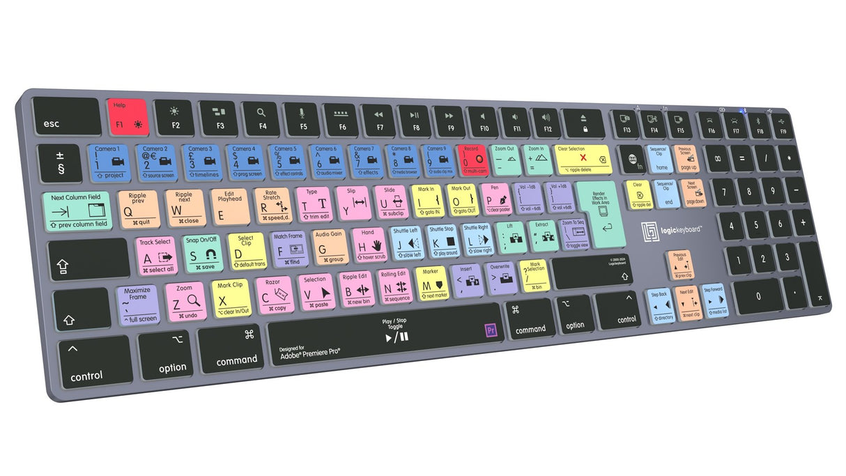 EAN 5707795022181 - Logickeyboard LKB-PPROCC-TM teclado Oficina Bluetooth QWERTZ Alemán Gris, Titanio imagen 4