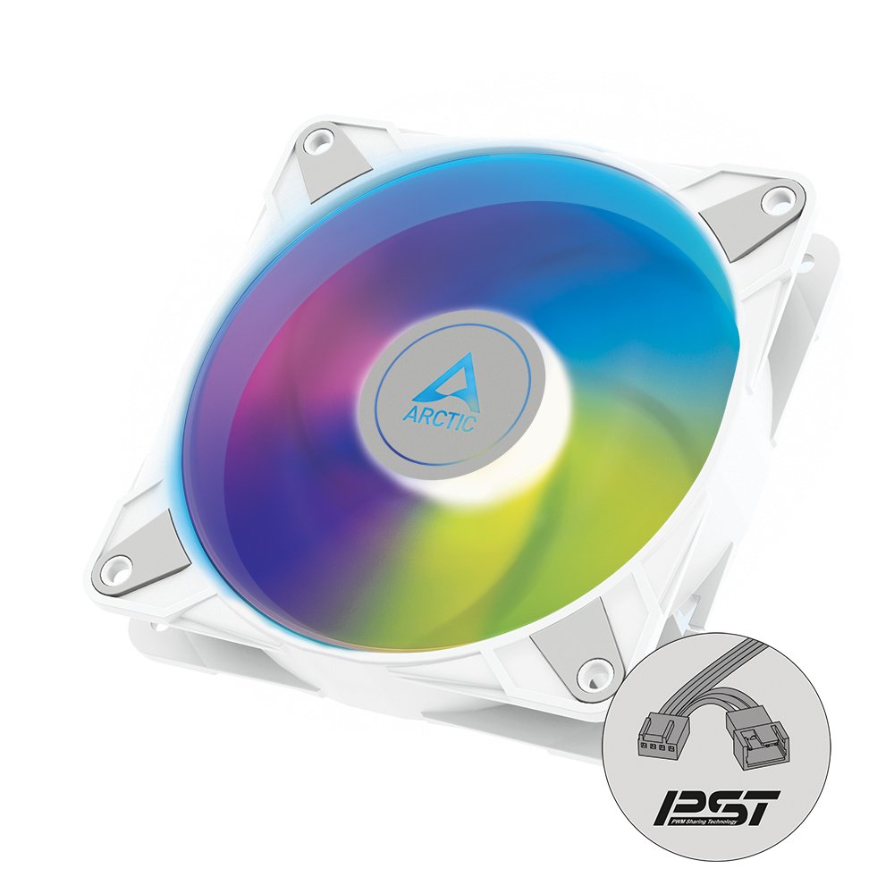 Ventilador Pc Arctic P14 Pwm Pst A-Rgb Blanco Acfan00276a