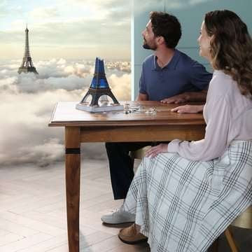 Ravensburger 3d Puzzle Iconics: Eiffel Tower - Con Luz 216 Partes 12008024