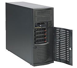 Supermicro Chasis Negro Sc733 Mid Tower Con Psu Platinum 668w
