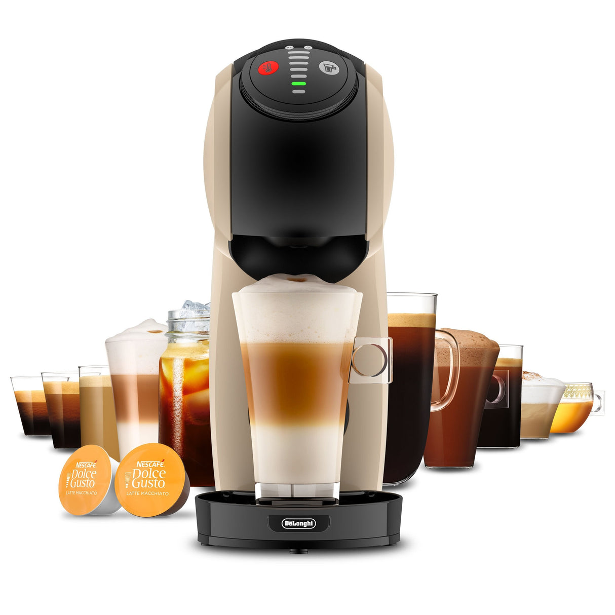 Cafetera DeLonghi Genio S Edg226.Bg Totalmente Automática Macchina Per Caffè A Capsule 0,8 L
