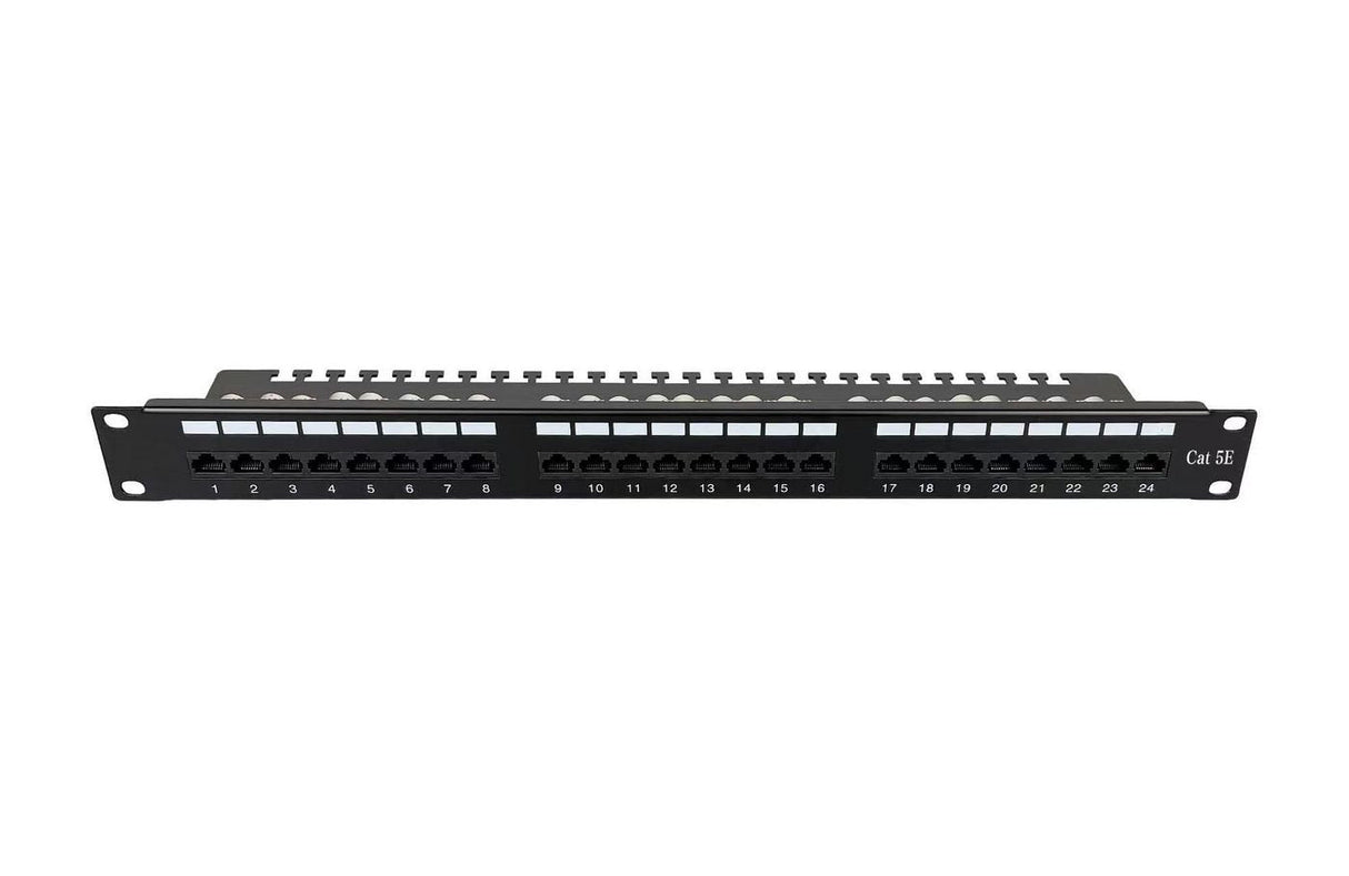 Cat5e 1u 24 Port Patch Panel U/Utp Lsa