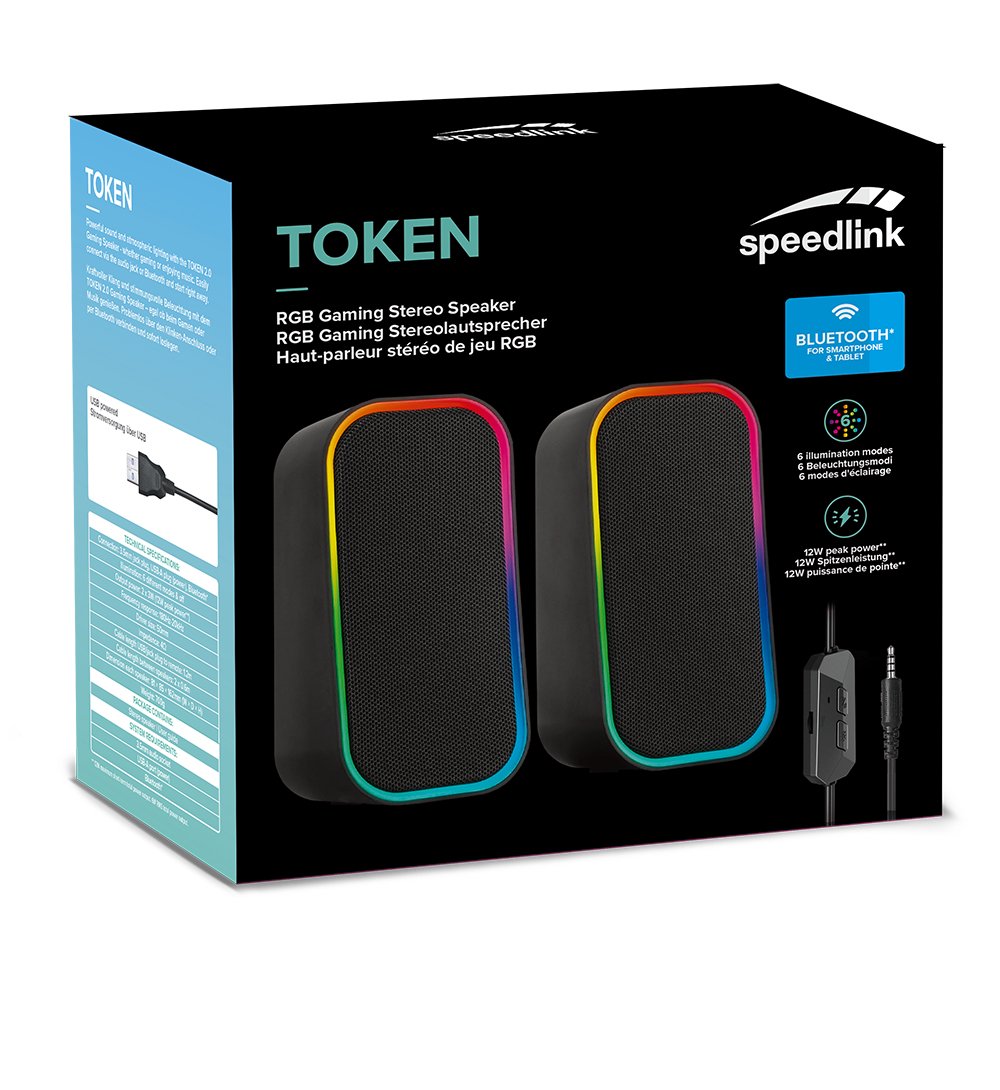 EAN 4027301703238 - SPEEDLINK TOKEN RGB Negro Inalámbrico y alámbrico 6 W imagen 10