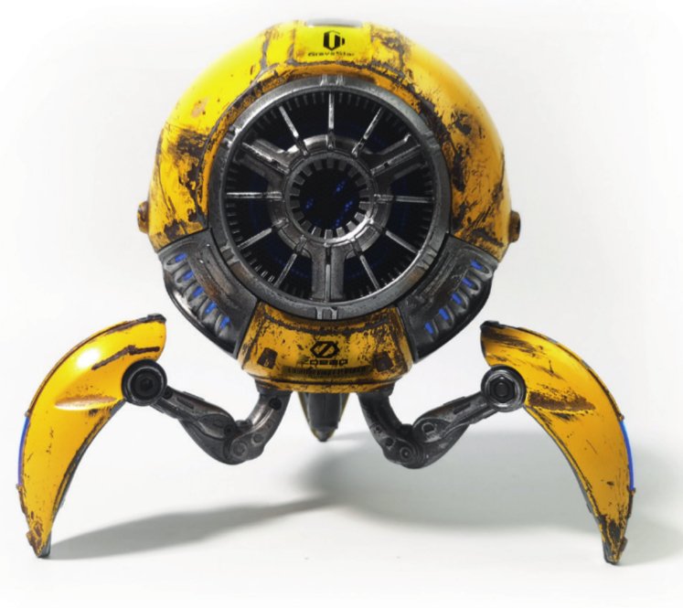 Zoeao Gravastar H Altavoz Bluetooth Amarillo Dañado Por La Guerra Edición Limitada