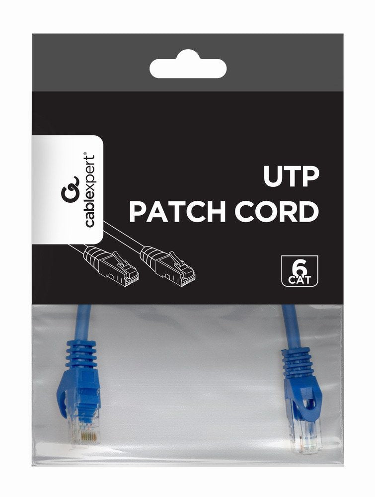 EAN 8716309093057 - Gembird PP6U-0.25M/B cable de red Azul 0,25 m Cat6 U/UTP (UTP) imagen 2
