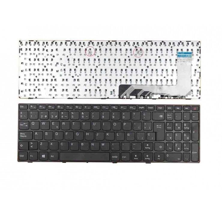 Teclado Para Portátil Lenovo Ideapad 110-15isk 110-17acl 110-17ikb 110-17isk Negro Frame Negro Win8
