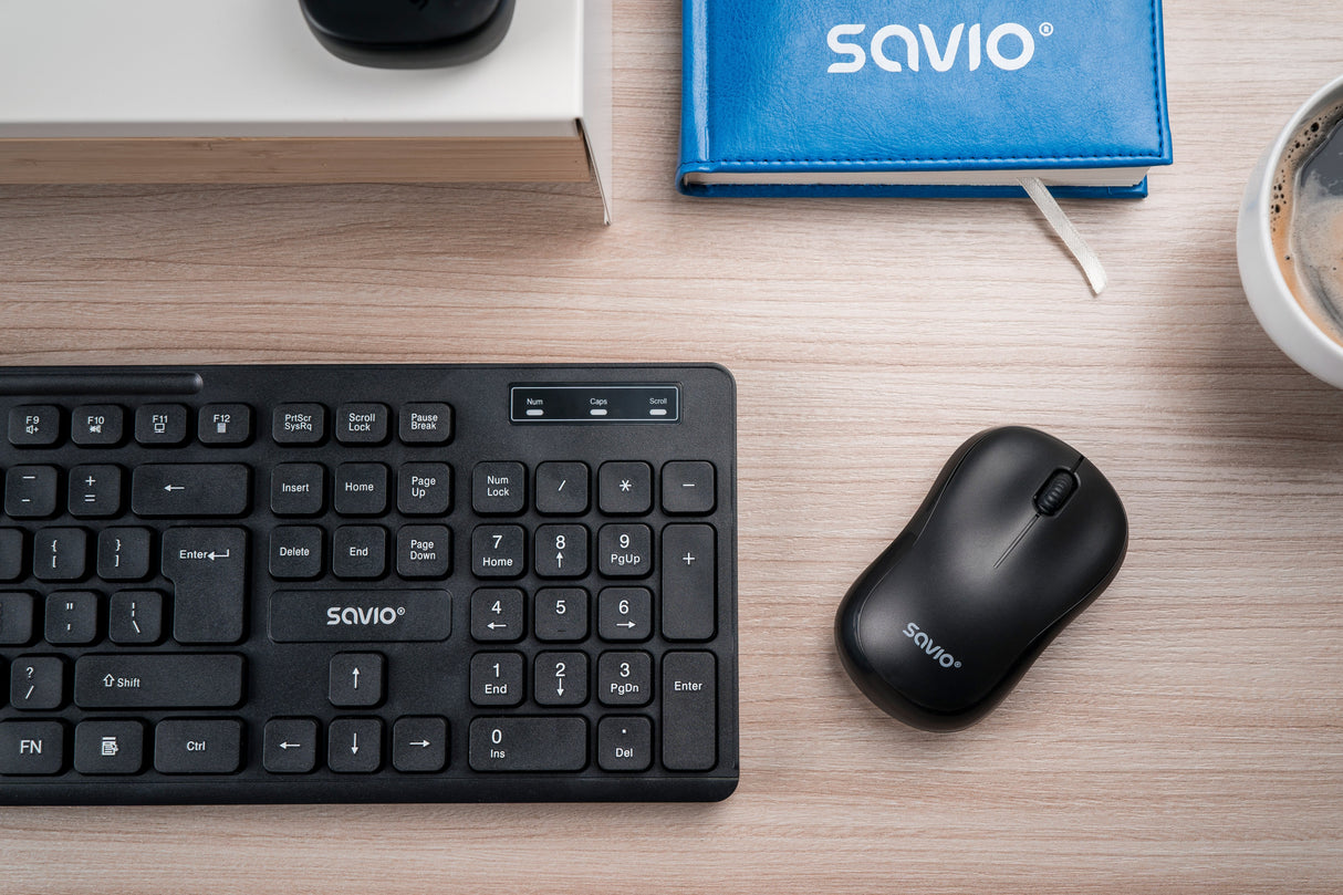 EAN 5901986048855 - Savio KB-02 teclado Hogar / Oficina USB QWERTY Negro imagen 8