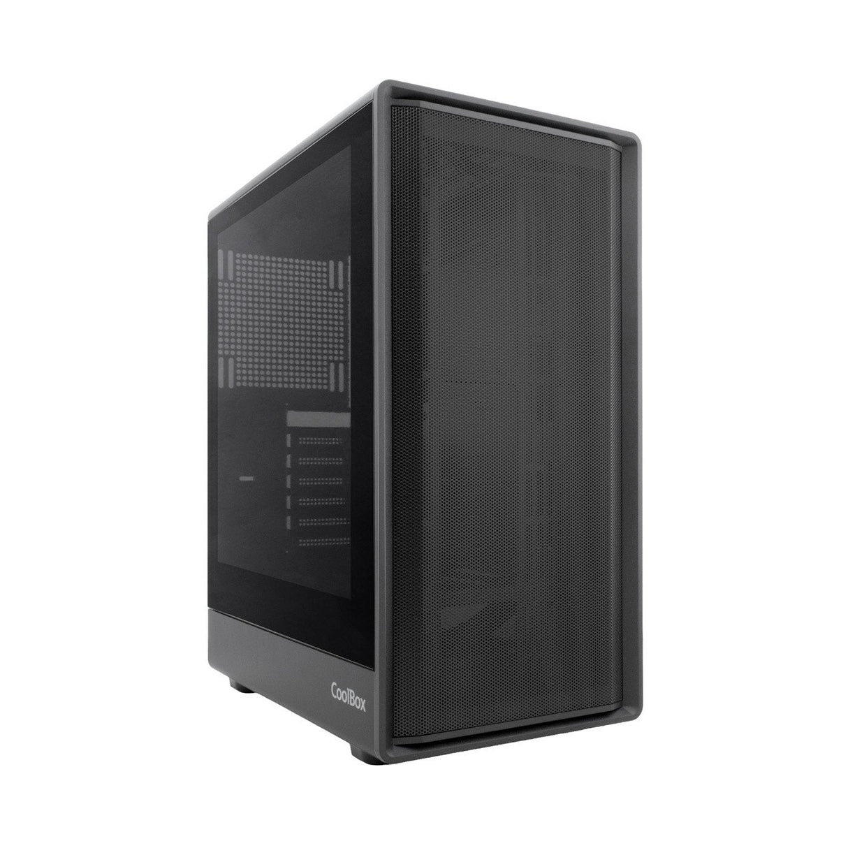 Coolbox Caja Atx Ga700 Darkside Gpu Max 315mm Cristal Templado Liquida 240mm Usb-C Negra