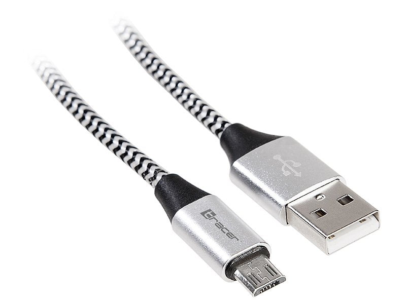 EAN 5907512867969 - Tracer TRAKBK46928 cable USB USB 2.0 1 m USB A Micro-USB B Negro, Plata imagen 1