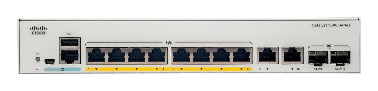 EAN 0889728248464 - Cisco Catalyst C1000-8FP-2G-L switch Gestionado L2 Gigabit Ethernet (10/100/1000) Energía sobre Ethernet imagen 2