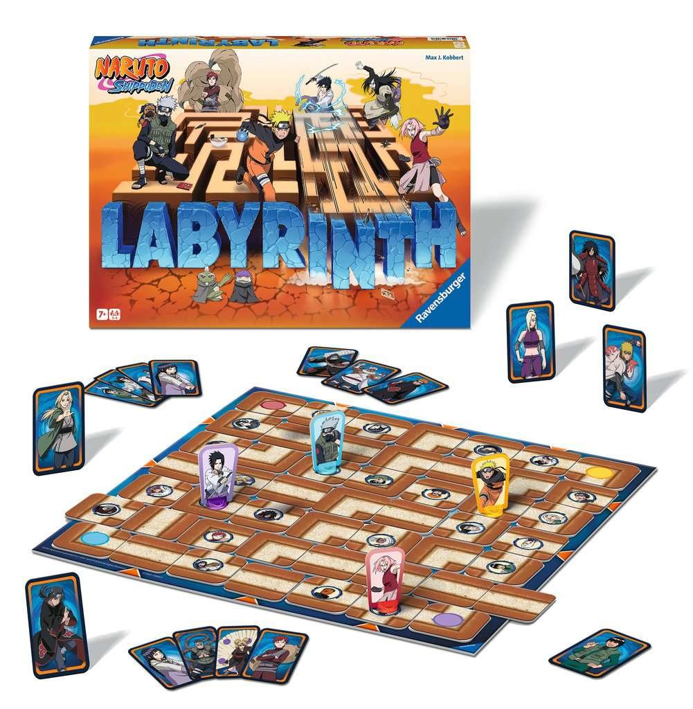 Juego De Mesa Ravensburger Naruto Shippuden Laberinto 27557